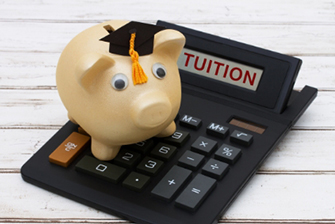 Piggy bank tuition fees