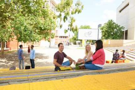 Students outside