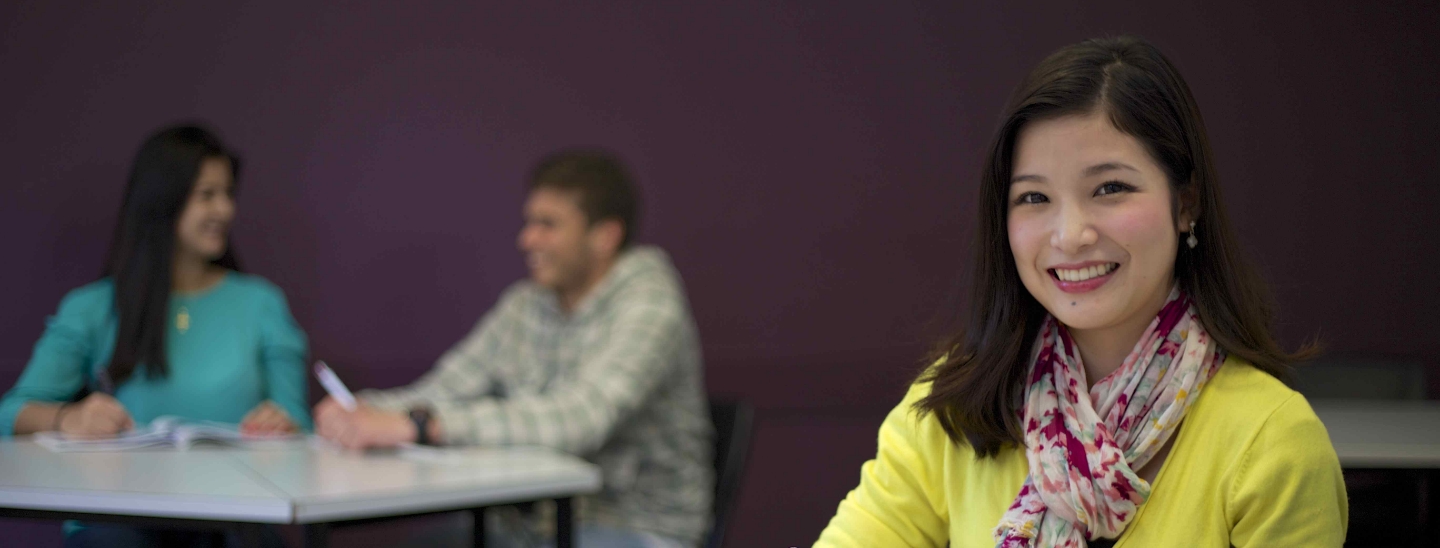 Students studying together